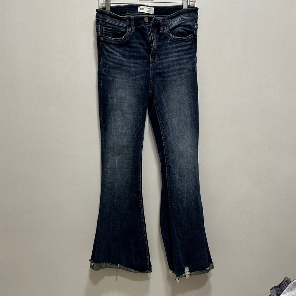 BKE Dark Indigo Flare Jeans